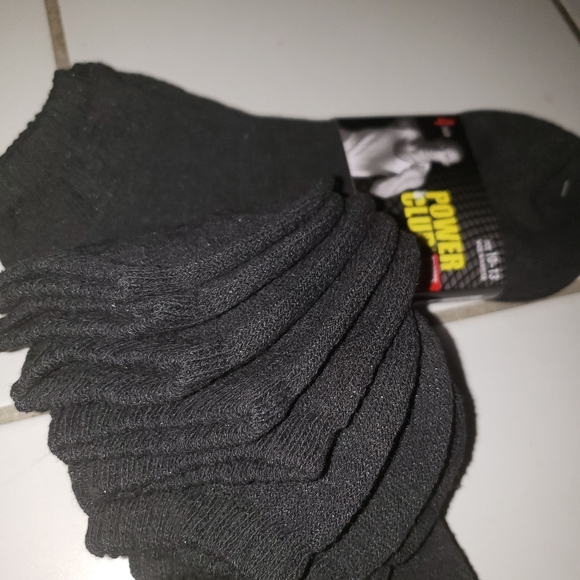 Power Club No Show Cut Socks Black - Picture 4 of 4